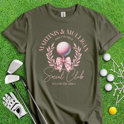 Martini & Mulligan Social Club T-Shirt - TeeHee Golf Gear