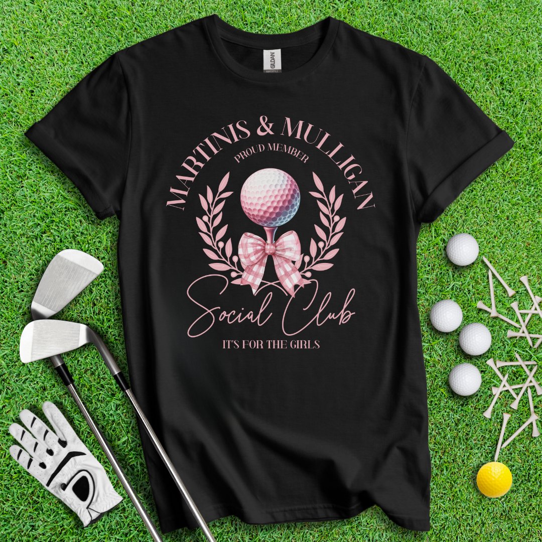 Martini & Mulligan Social Club T-Shirt - TeeHee Golf Gear