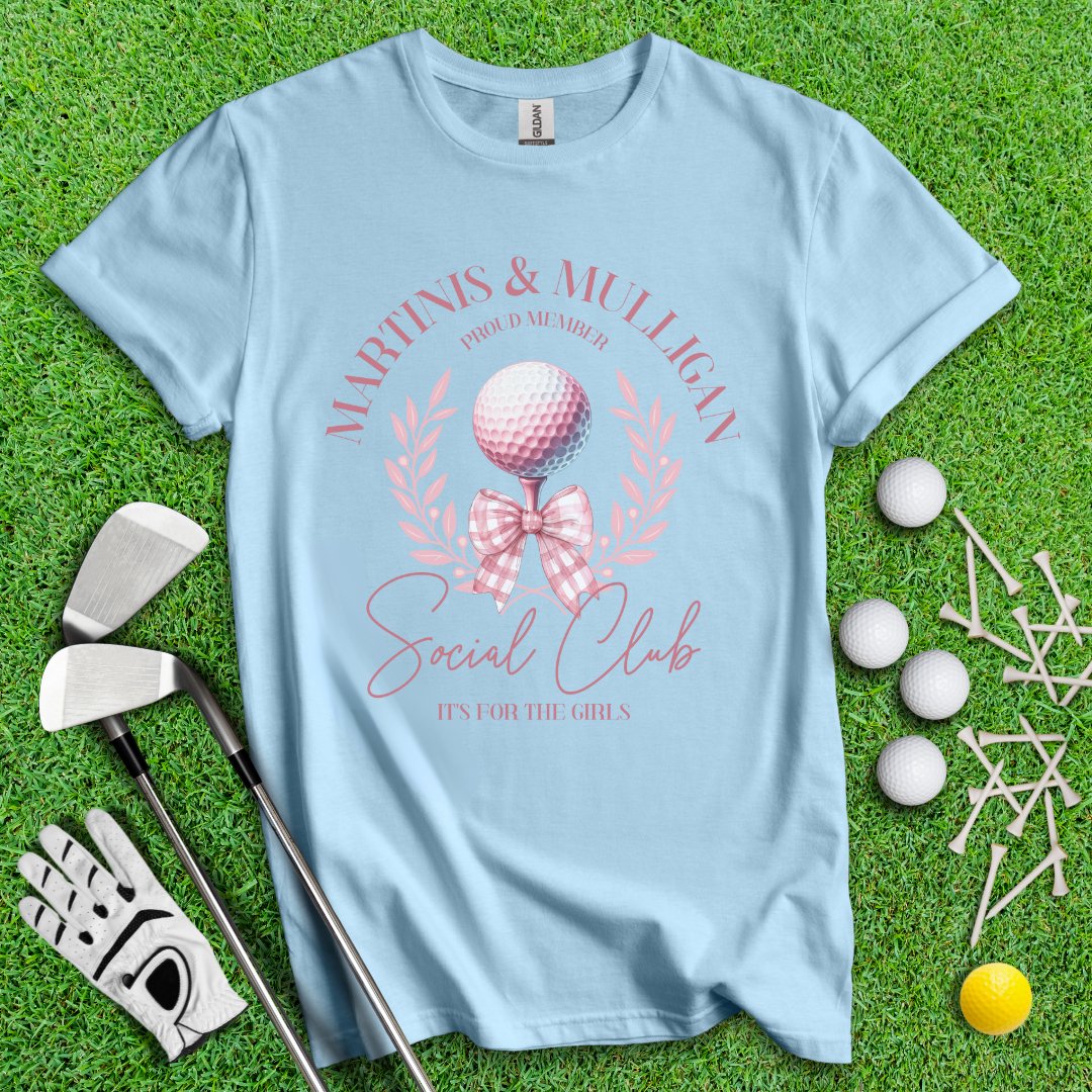 Martini & Mulligan Social Club T-Shirt - TeeHee Golf Gear