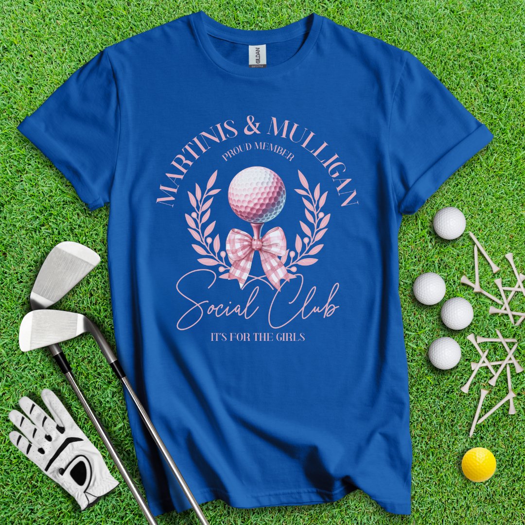 Martini & Mulligan Social Club T-Shirt - TeeHee Golf Gear