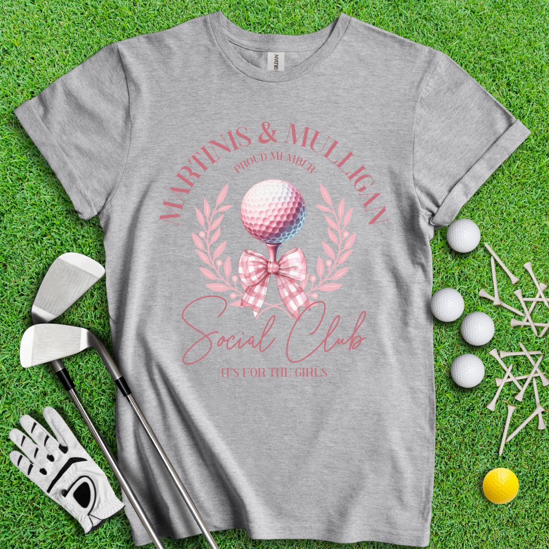 Martini & Mulligan Social Club T-Shirt - TeeHee Golf Gear