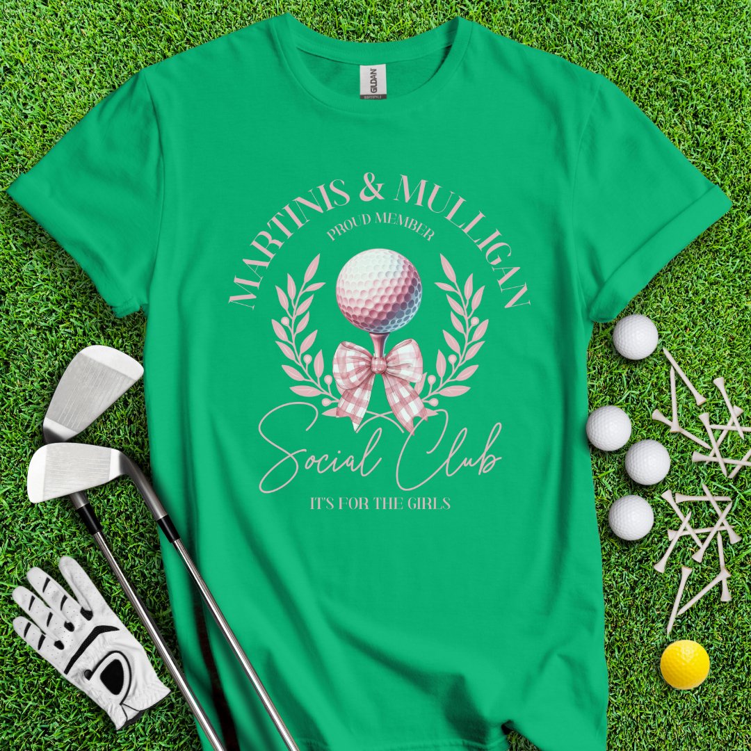 Martini & Mulligan Social Club T-Shirt - TeeHee Golf Gear