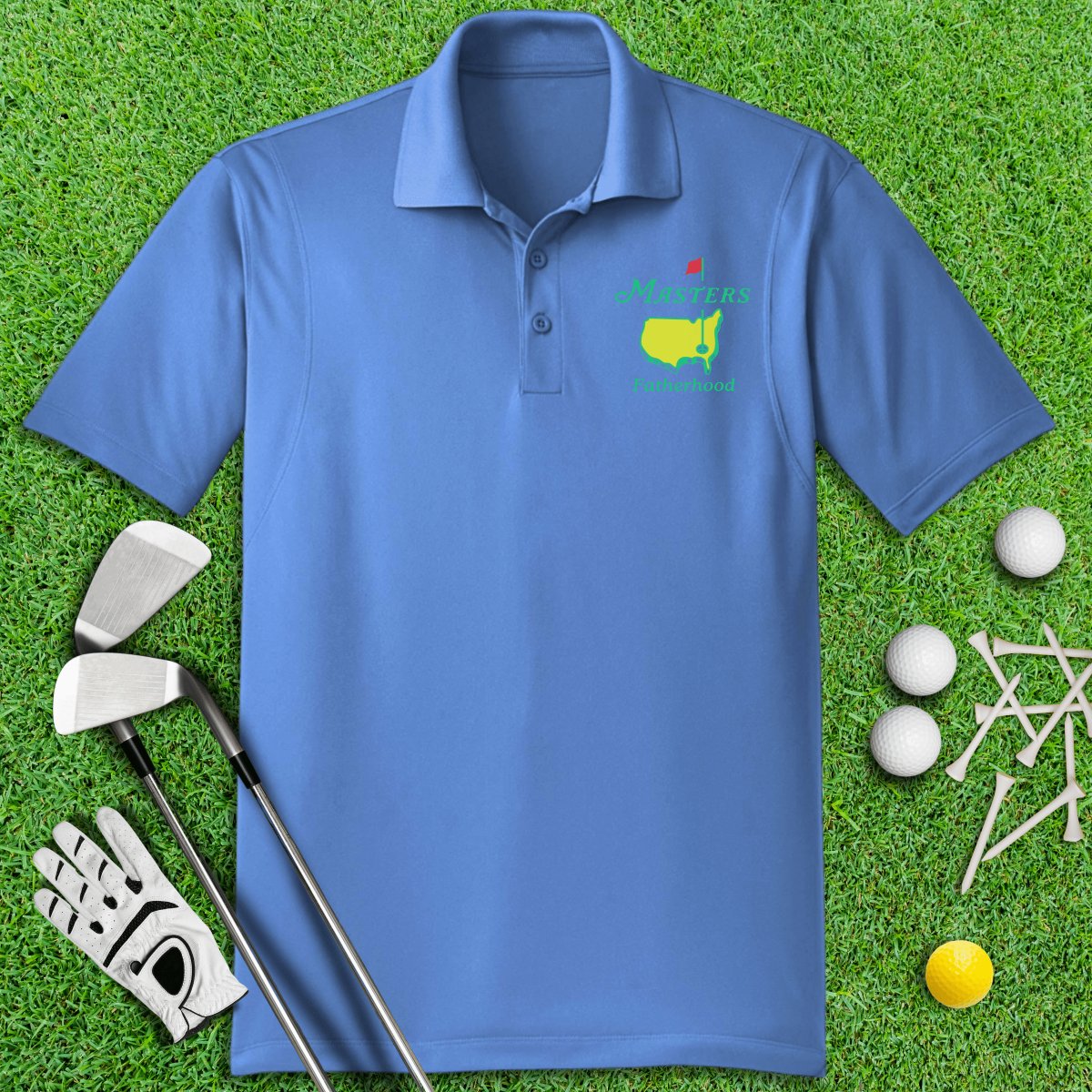 Master of Fatherhood Sport Polo Shirt - TeeHee Golf Gear