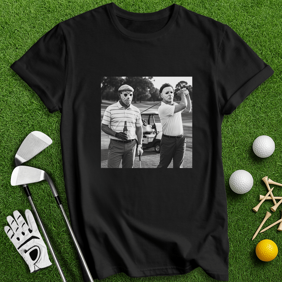 Michael Myer Jason Voorhees Golf T-shirt - TeeHee Golf Gear