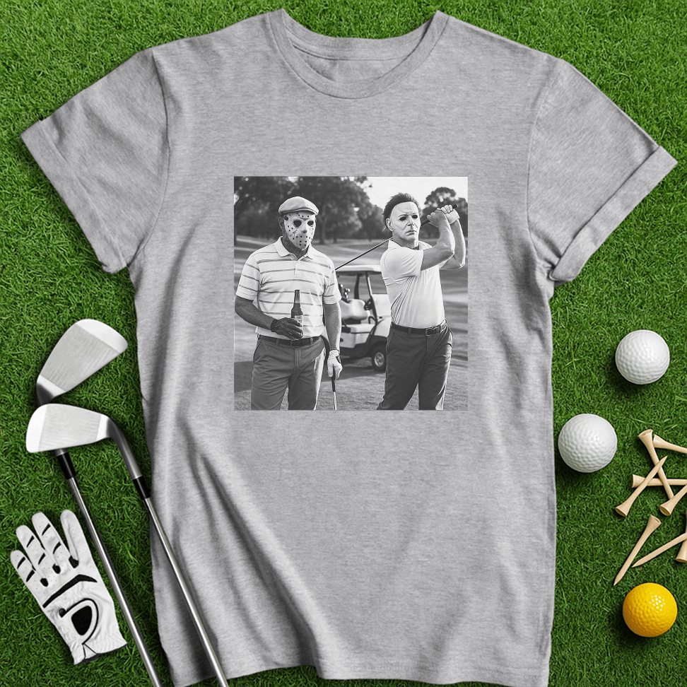 Michael Myer Jason Voorhees Golf T-shirt - TeeHee Golf Gear