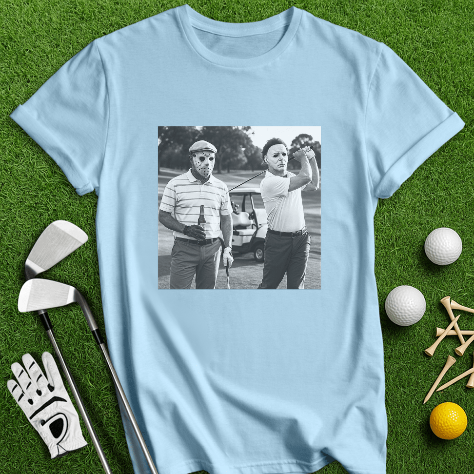 Michael Myer Jason Voorhees Golf T-shirt - TeeHee Golf Gear