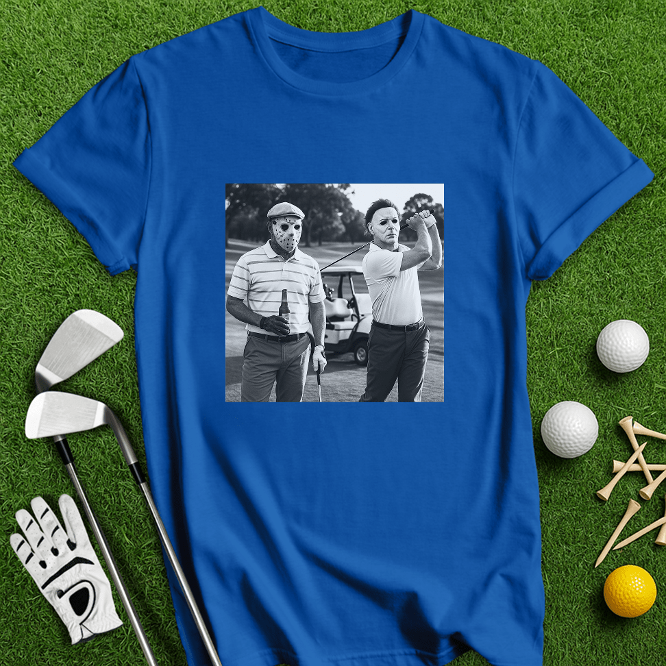 Michael Myer Jason Voorhees Golf T-shirt - TeeHee Golf Gear