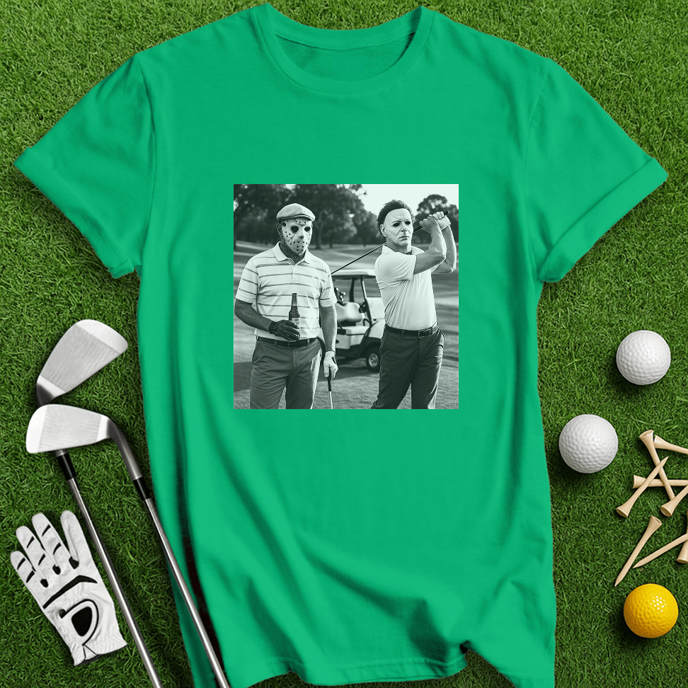 Michael Myer Jason Voorhees Golf T-shirt - TeeHee Golf Gear