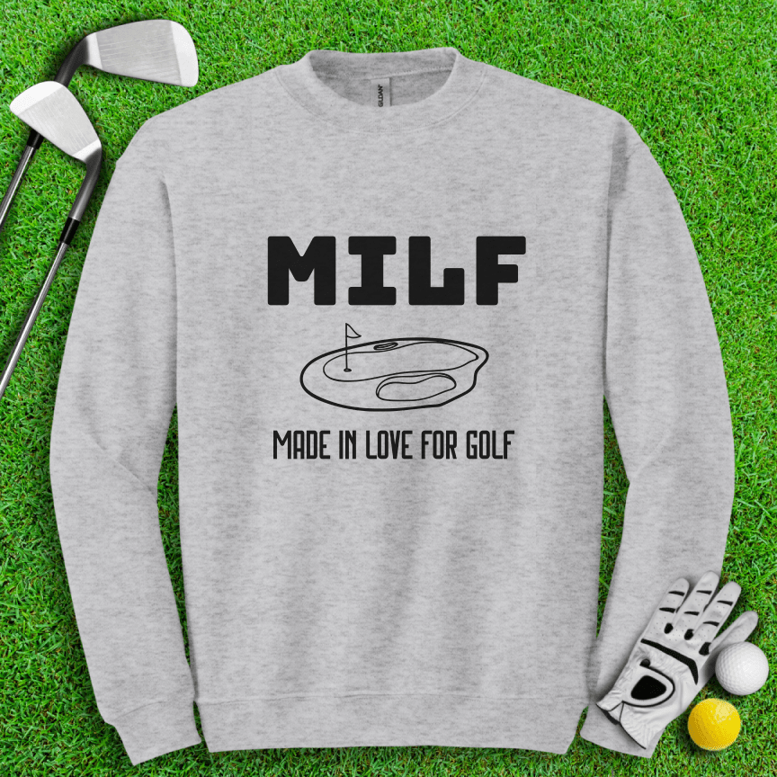 MILF golf Crewneck - TeeHee Golf Gear