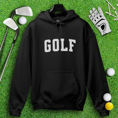 Minimalist Golf Text Hoodie - TeeHee Golf Gear