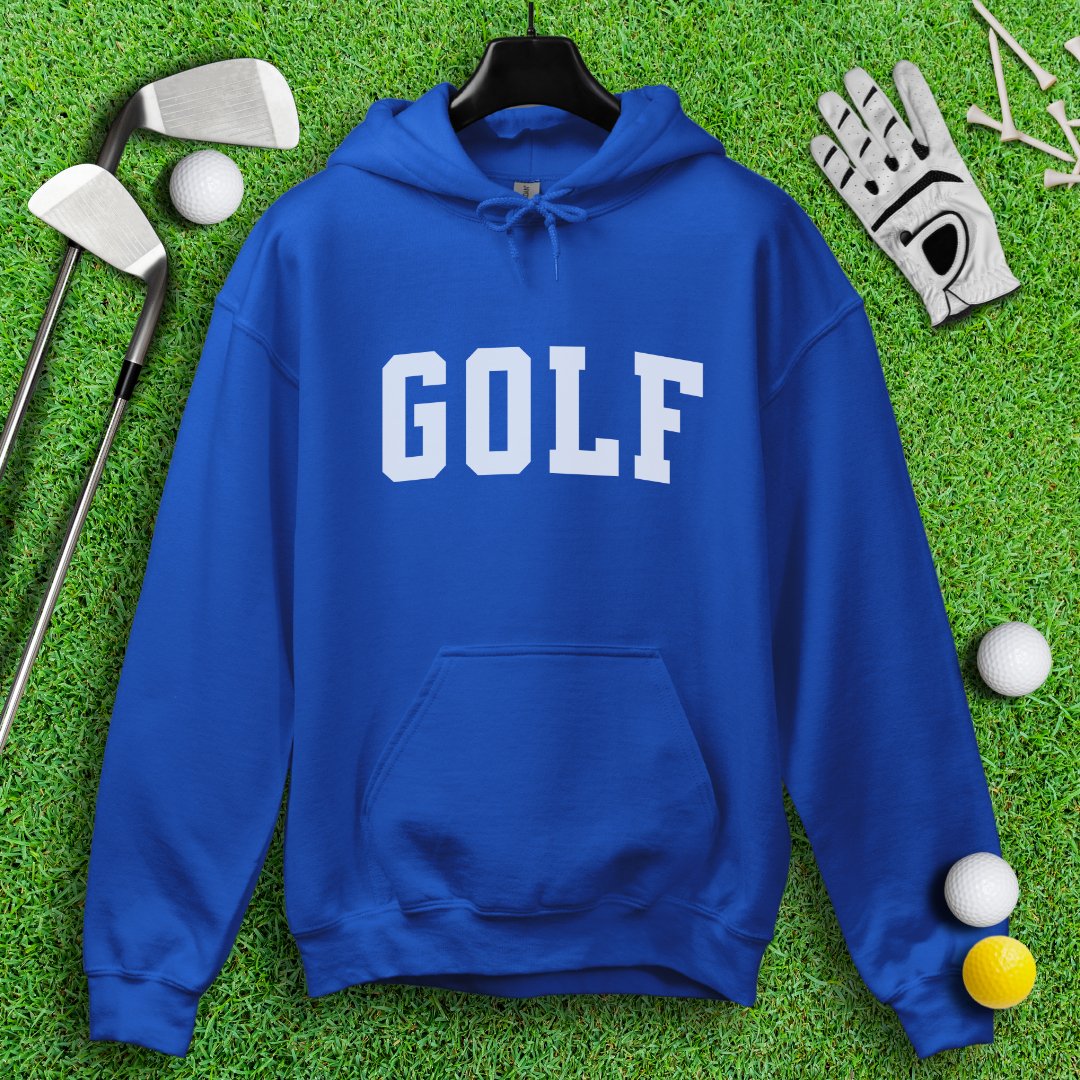 Minimalist Golf Text Hoodie - TeeHee Golf Gear