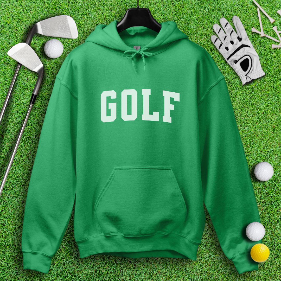 Minimalist Golf Text Hoodie - TeeHee Golf Gear