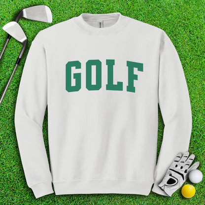 Minimalistic Golf Text Crewneck - TeeHee Golf Gear