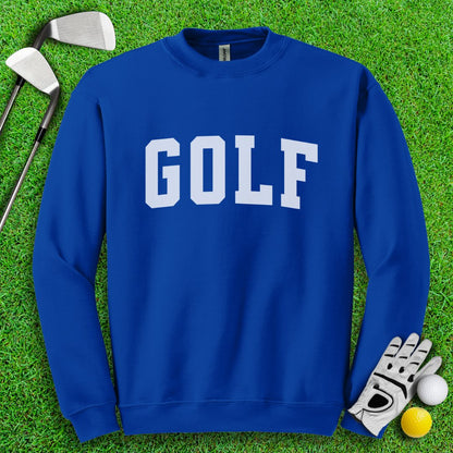 Minimalistic Golf Text Crewneck - TeeHee Golf Gear