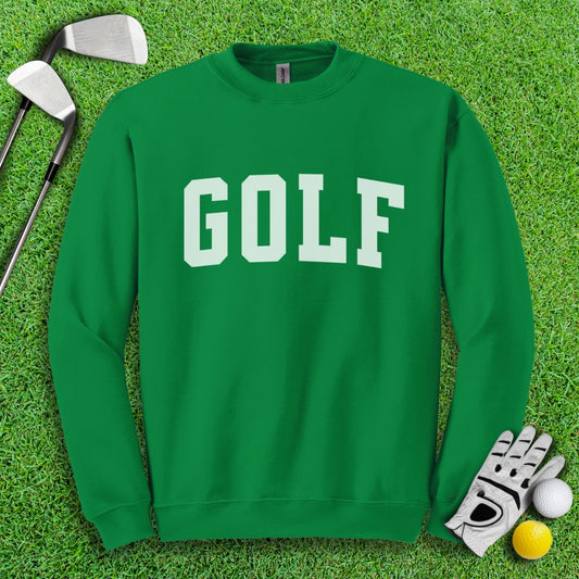 Minimalistic Golf Text Crewneck - TeeHee Golf Gear