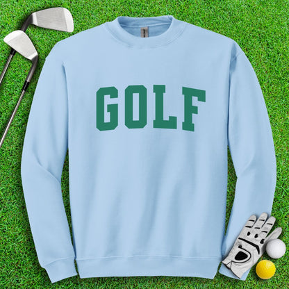 Minimalistic Golf Text Crewneck - TeeHee Golf Gear