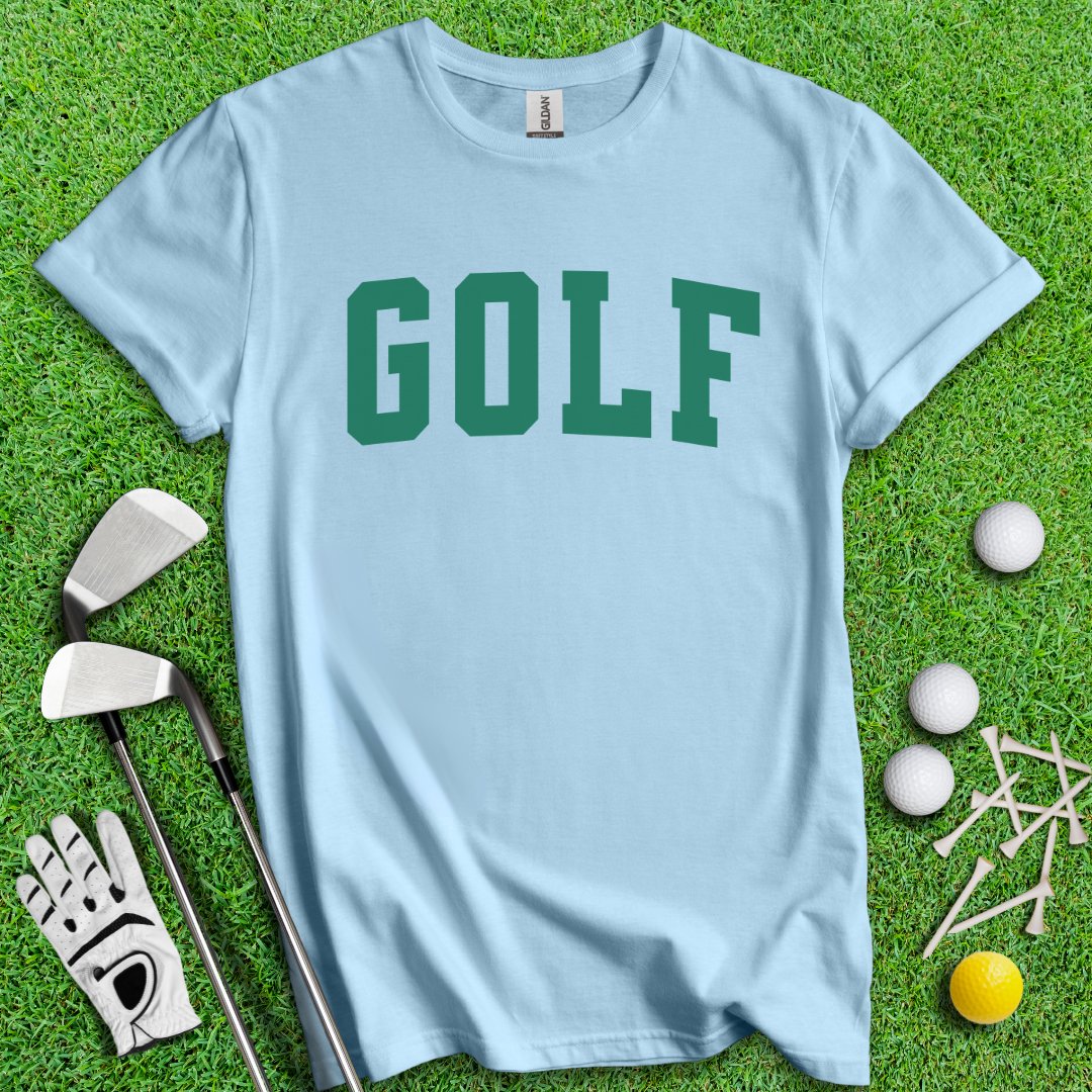 Minimalistic Golf Text T-Shirt - TeeHee Golf Gear