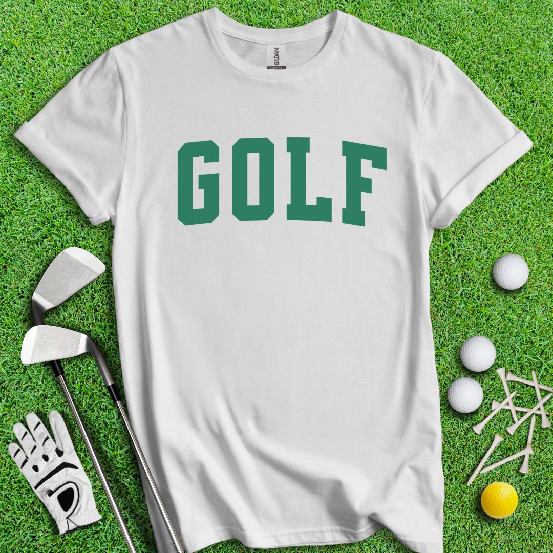 Minimalistic Golf Text T-Shirt - TeeHee Golf Gear