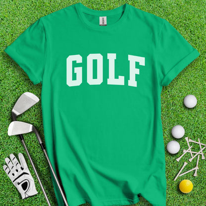 Minimalistic Golf Text T-Shirt - TeeHee Golf Gear