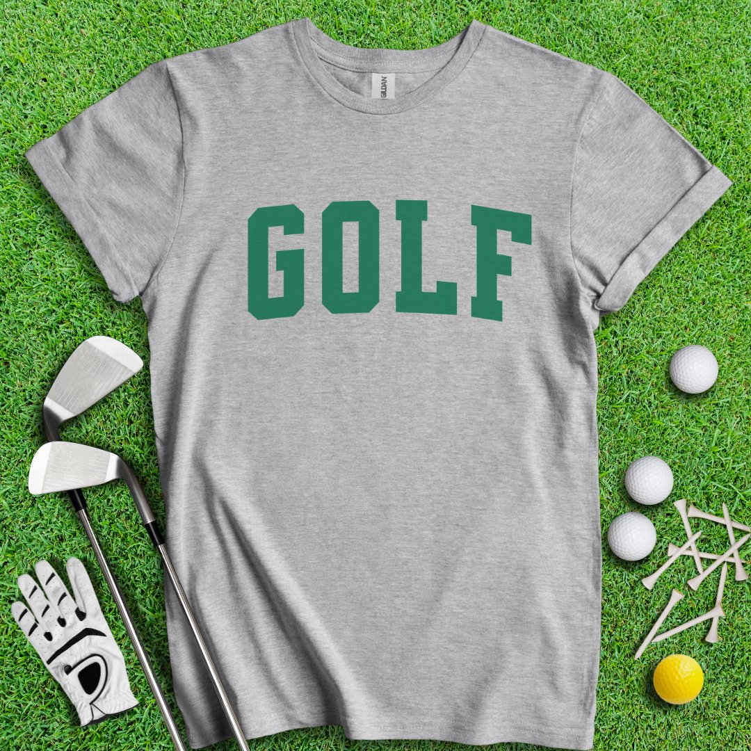 Minimalistic Golf Text T-Shirt - TeeHee Golf Gear