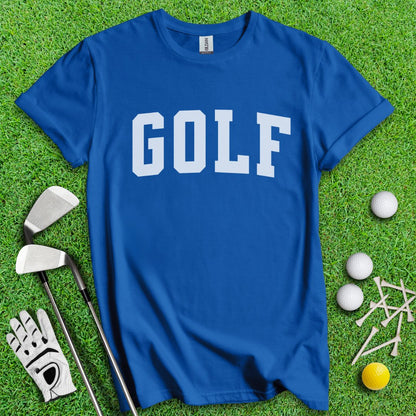 Minimalistic Golf Text T-Shirt - TeeHee Golf Gear