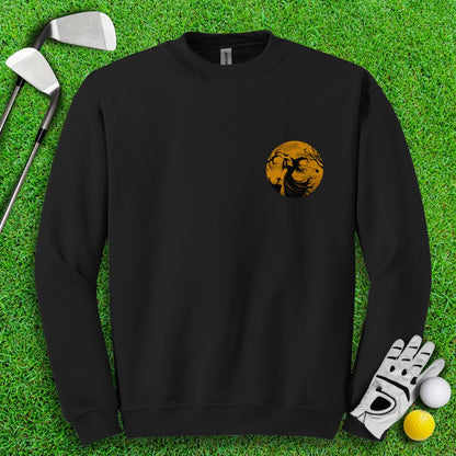 Moonlight Golfing Witch Crewneck - TeeHee Golf Gear