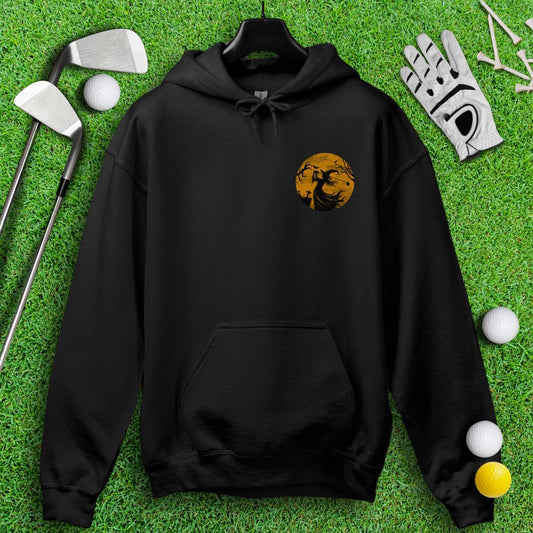 Moonlight Golfing Witch Hoodie - TeeHee Golf Gear