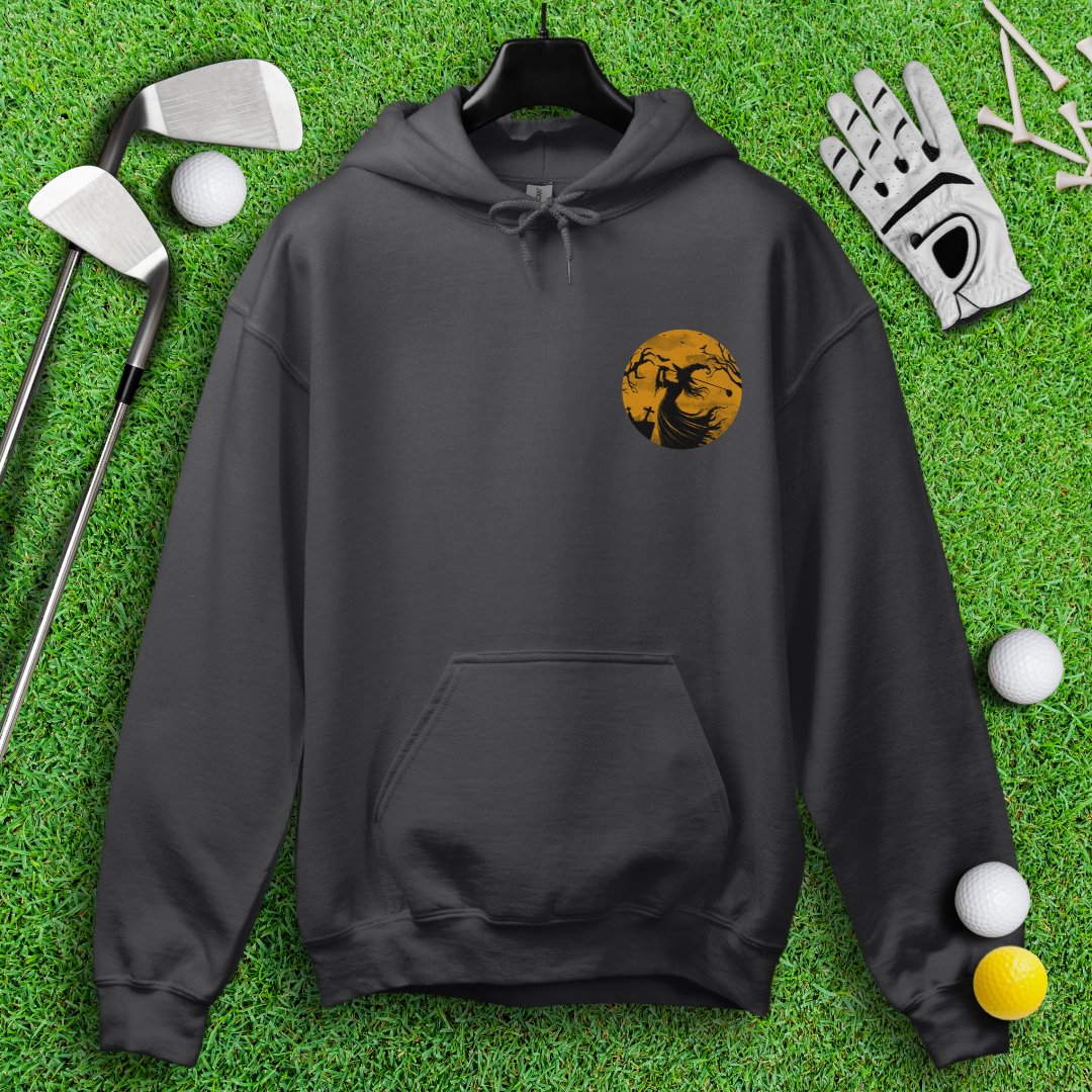 Moonlight Golfing Witch Hoodie - TeeHee Golf Gear