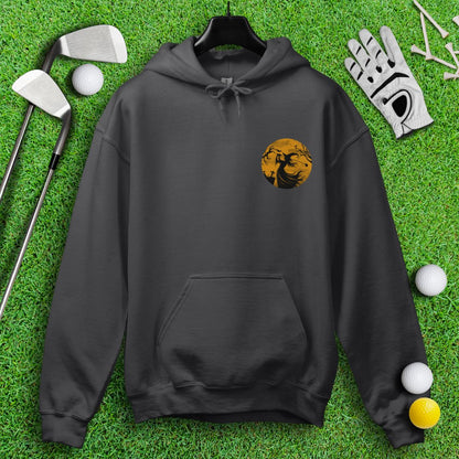 Moonlight Golfing Witch Hoodie - TeeHee Golf Gear