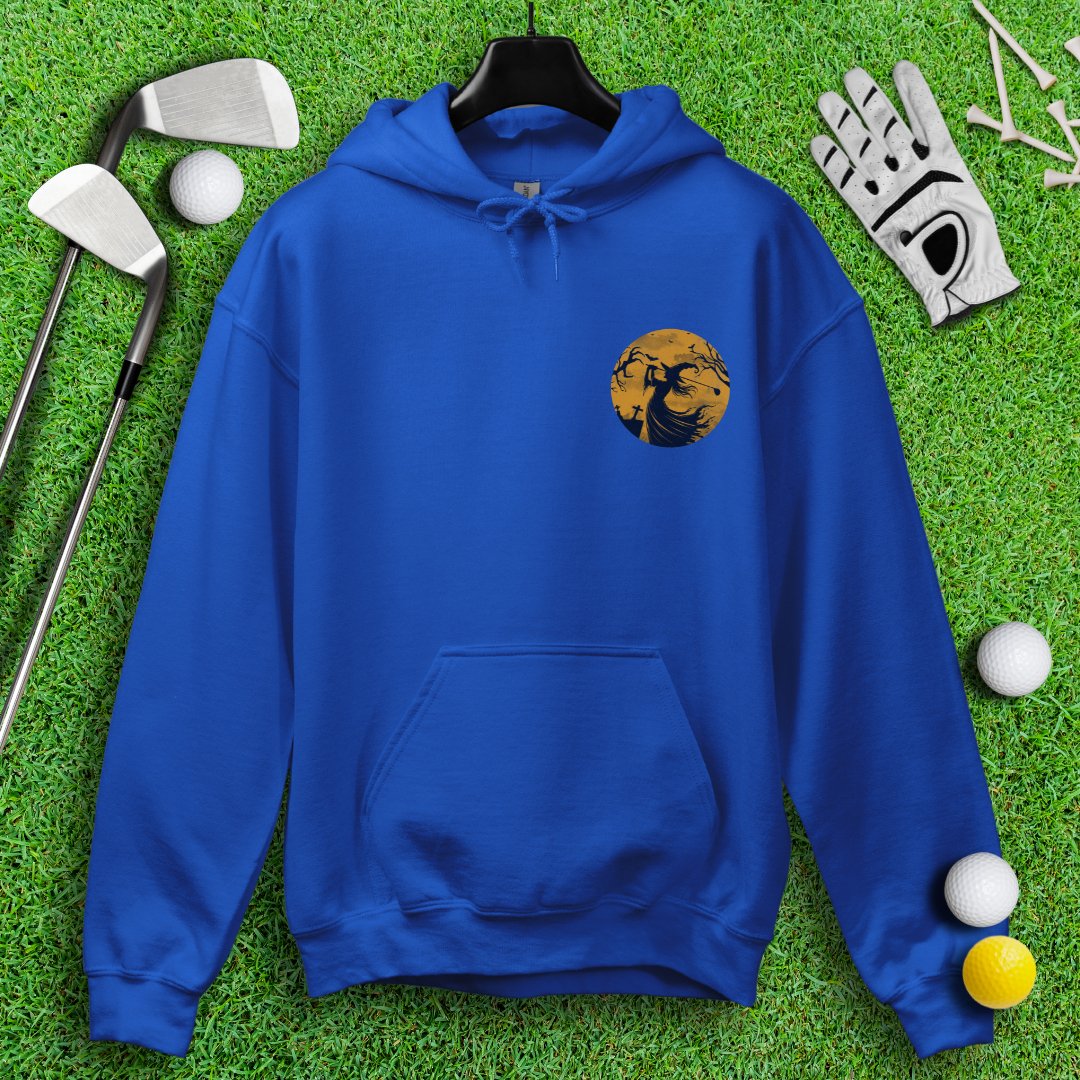 Moonlight Golfing Witch Hoodie - TeeHee Golf Gear