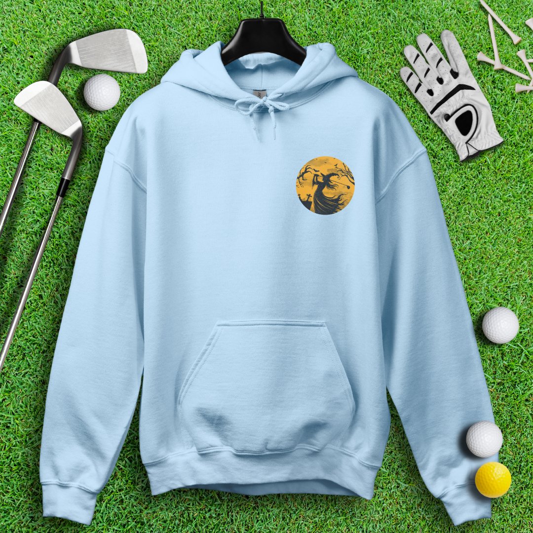 Moonlight Golfing Witch Hoodie - TeeHee Golf Gear