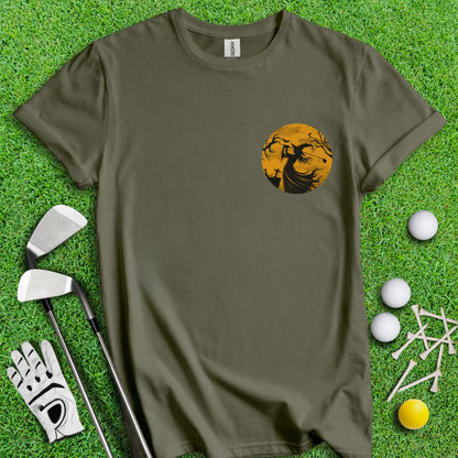 Moonlight Golfing Witch T-Shirt - TeeHee Golf Gear