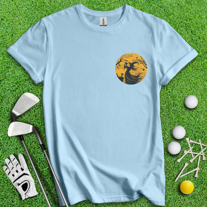 Moonlight Golfing Witch T-Shirt - TeeHee Golf Gear