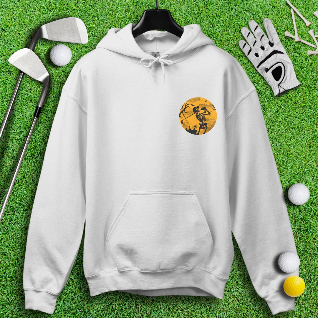 Moonlight Skeleton Golfer Hoodie - TeeHee Golf Gear