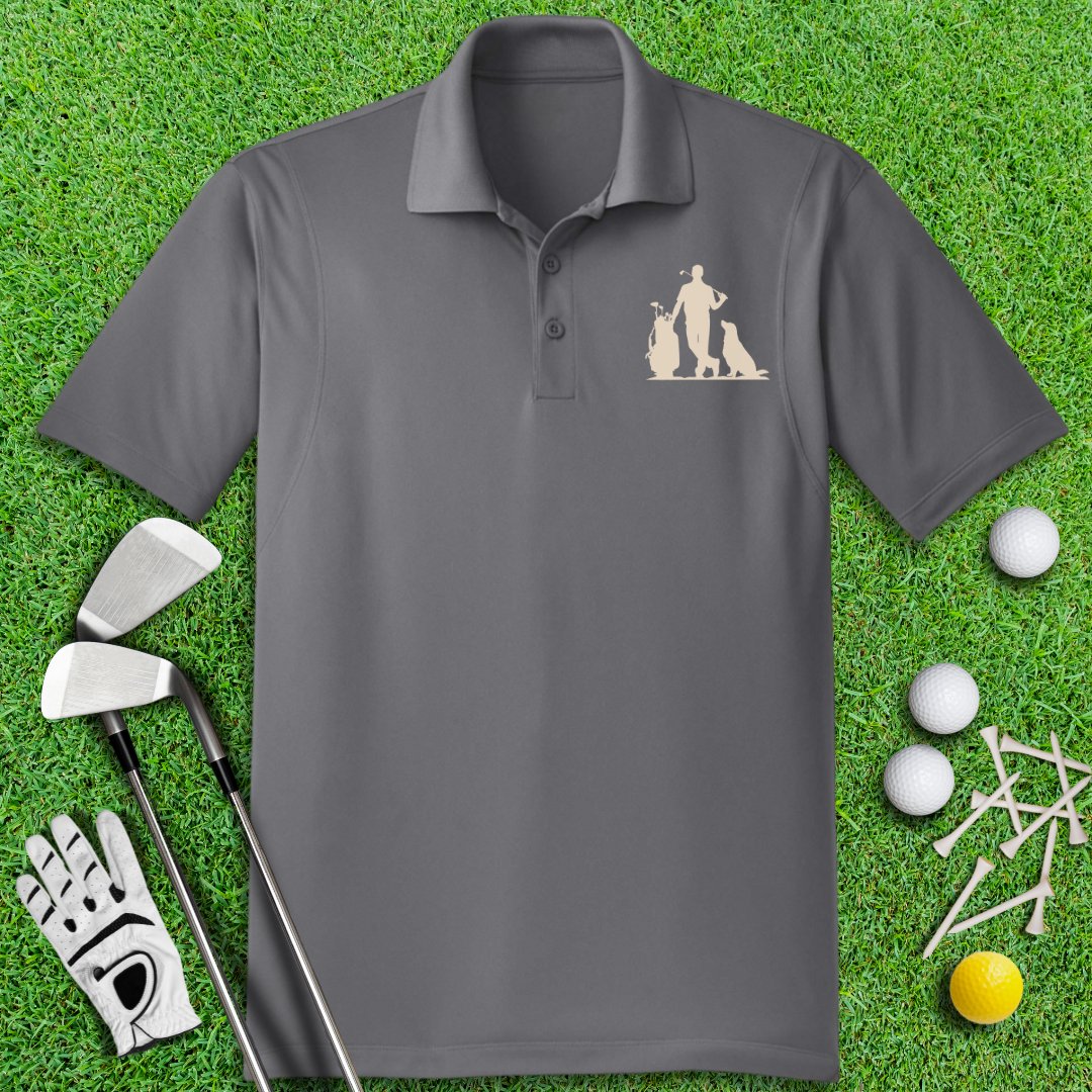 My Golf Buddy Has Paws Polo Shirt - TeeHee Golf Gear
