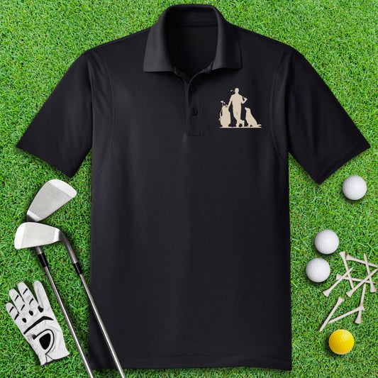 My Golf Buddy Has Paws Polo Shirt - TeeHee Golf Gear