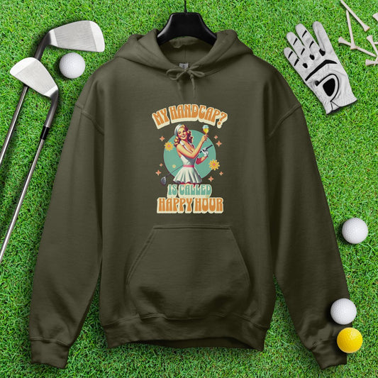 My Handicap Is Called Happy Hour Hoodie - TeeHee Golf Gear