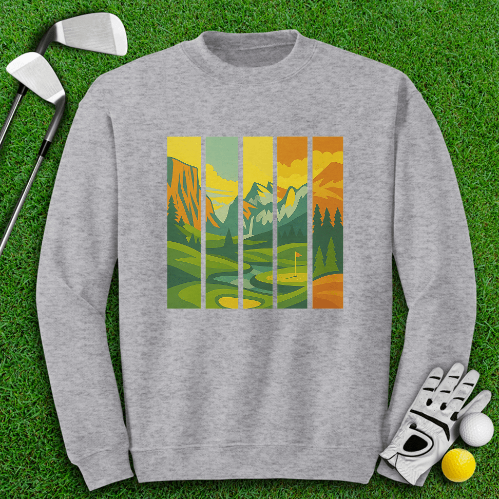 National Park Golf Course Crewneck - TeeHee Golf Gear