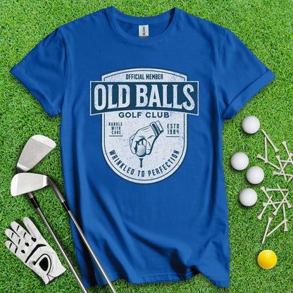 Old Balls Golf Club Custom T - Shirt - TeeHee Golf Gear