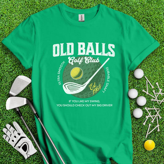 Old Balls Golf Club Custom T - Shirt - TeeHee Golf Gear