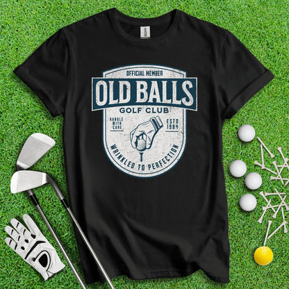 Old Balls Golf Club Custom T - Shirt - TeeHee Golf Gear