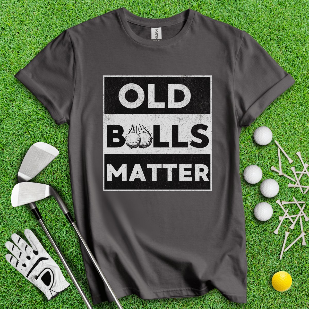 Old Balls Matter T - Shirt - TeeHee Golf Gear