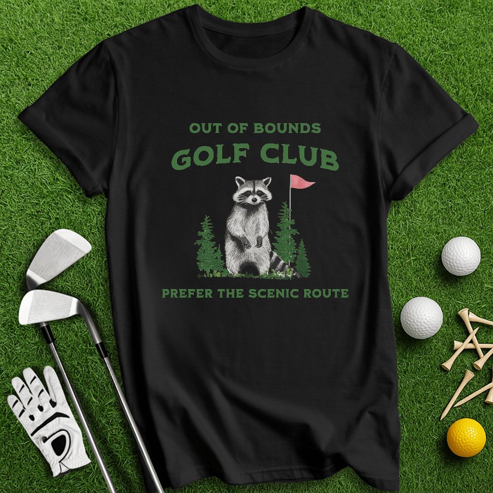 Out Of Bound Club T-shirt - TeeHee Golf Gear