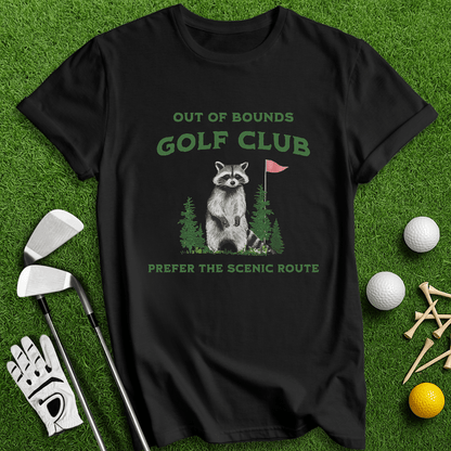 Out Of Bound Club T-shirt - TeeHee Golf Gear