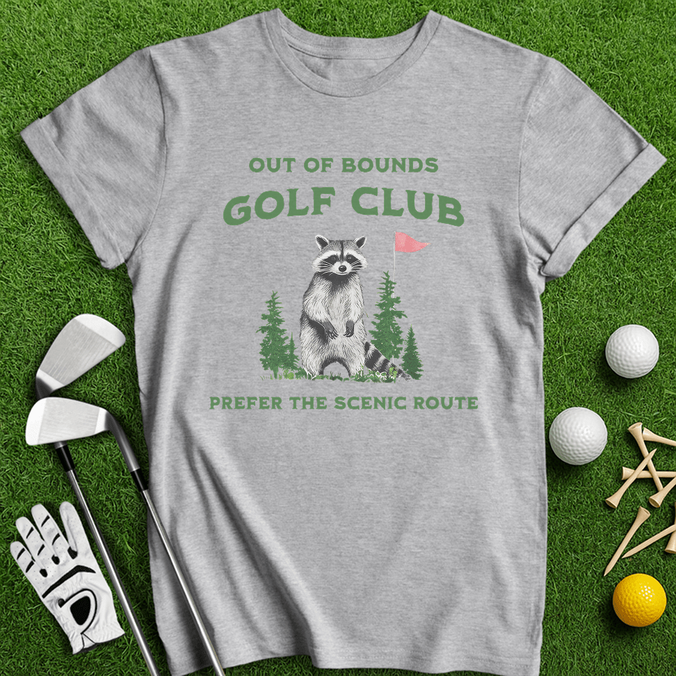 Out Of Bound Club T-shirt - TeeHee Golf Gear