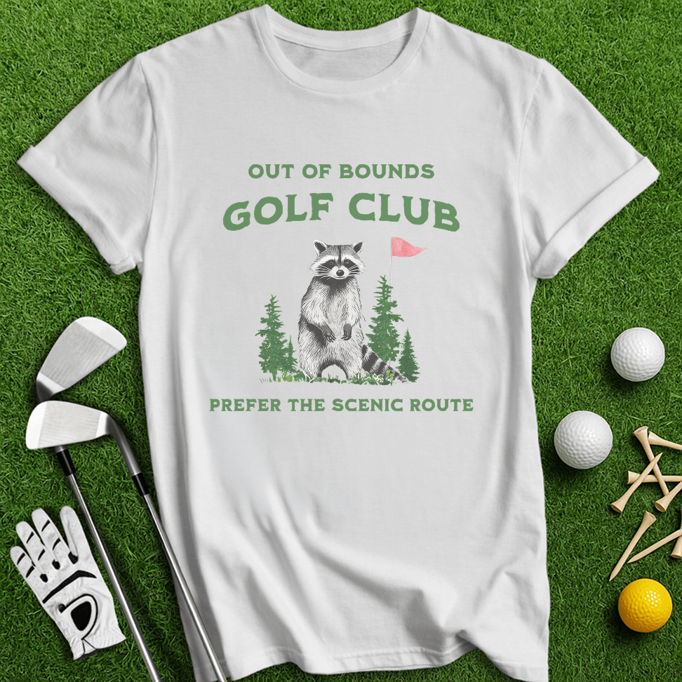 Out Of Bound Club T-shirt - TeeHee Golf Gear