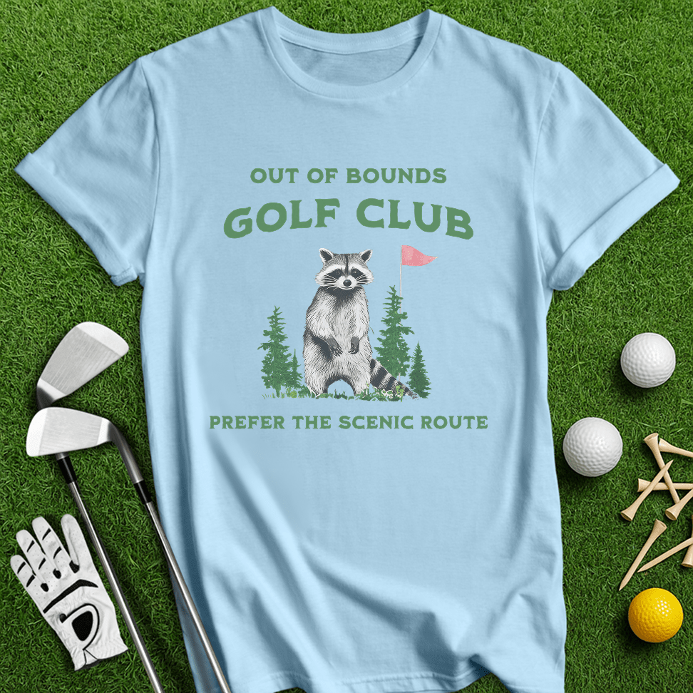 Out Of Bound Club T-shirt - TeeHee Golf Gear