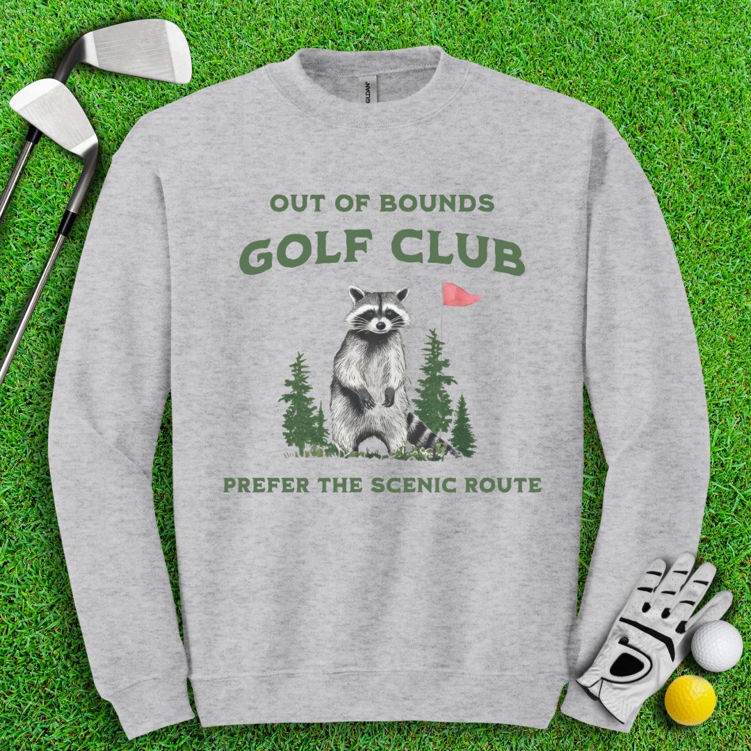 Out of Bound Golf Club Crewneck - TeeHee Golf Gear