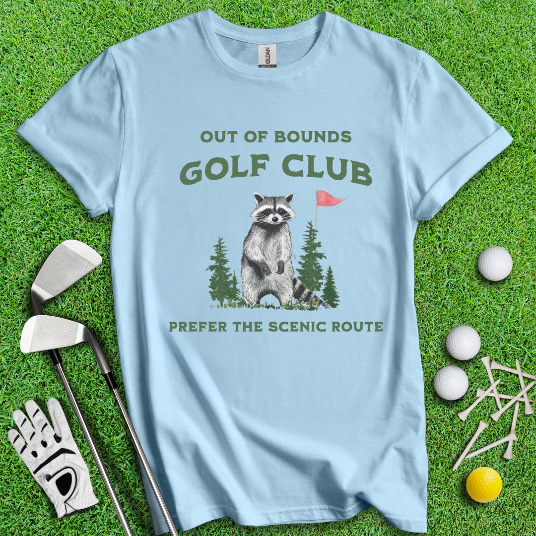 Out Of Bound Golf Club T-shirt - TeeHee Golf Gear