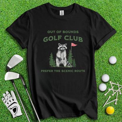 Out Of Bound Golf Club T-shirt - TeeHee Golf Gear